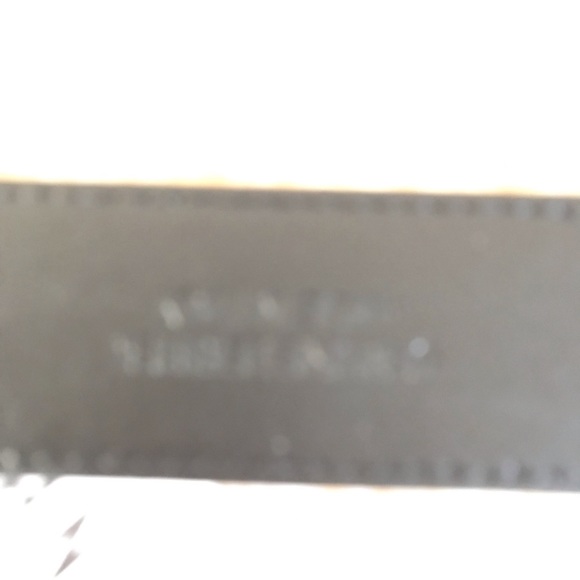 Moschino Leather Belt with Gold Tone Moschino Bear Buckle - Picture 9 of 13